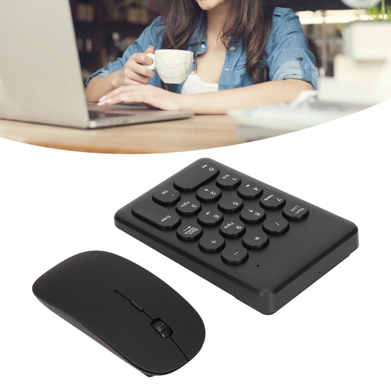 Numeric Keypad Portable Slim 2.4GHz USB Wireless Mini Black Numeric