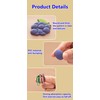 Fruit Magnetic Refrigerator Sticker, Creative Particle Magnetic Sticker (Blueberry, 2