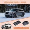 TACOBRO Center & Lower Console Organizer Tray Combo for Nissan