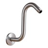 OFFO Shower Head Extension Arm 8 in, Brushed Nickel S