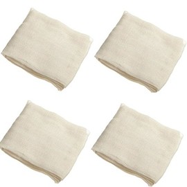 Regency Wraps Ultra Fine Natural Cheesecloth 100% Cotton, For Basting Turkey and Poultry, Straining Soups and Sauces, Making Cheese, 4 Pack 36 Sq ft