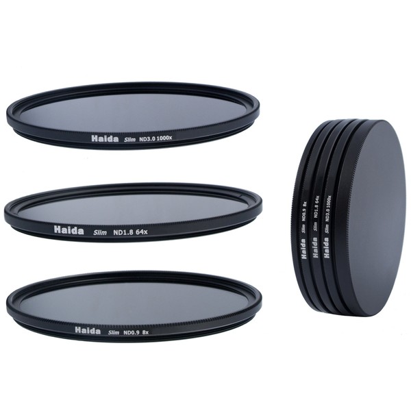 ND1000 Grey Filter Set Neutral Grey Slim consisting of ND8/ND64/ND1000