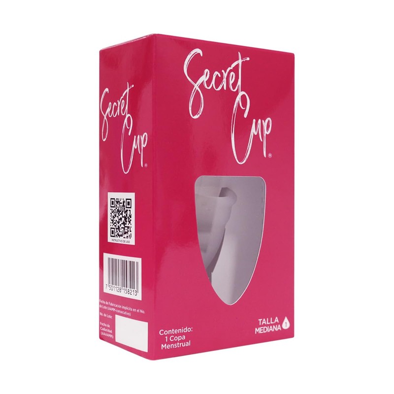 Copa Mestrual Femenina Secret Cup kit copa + Bolsa transportadora,