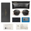 Carfia polarised Ladies Sunglasses, UV400 Retro Round Glasses, for Leisure