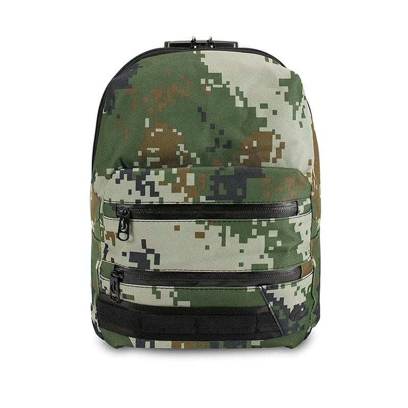 Skunk Mini Backpack- Smell Proof (Green Pixelated Camo)