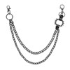 Styquenzer Punk Chains for Pants Men Wallet Chains Double Layer