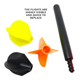 Carp On - Highly Visible MARKER FLOAT TRI TIP Set - 3oz Aerodynamic Distance Casting Weight for Finding Underwater Features - Sandbanks and Gravel Bars [37-019]