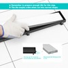 Neodrain 24 in Matte Black Linear Shower Drain- with 2-in-1