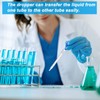 PATIKIL 5ml 10ml Glass Dropper Pipettes, 6pcs Lab Graduated Scaled