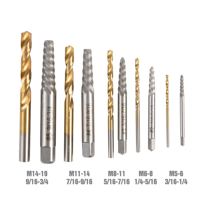 OEMTOOLS 25467 Bolt Extractor Set, 10-Piece