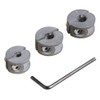wolfcraft Depth Stop Set for Wood Drill bits, 3 pcs.
