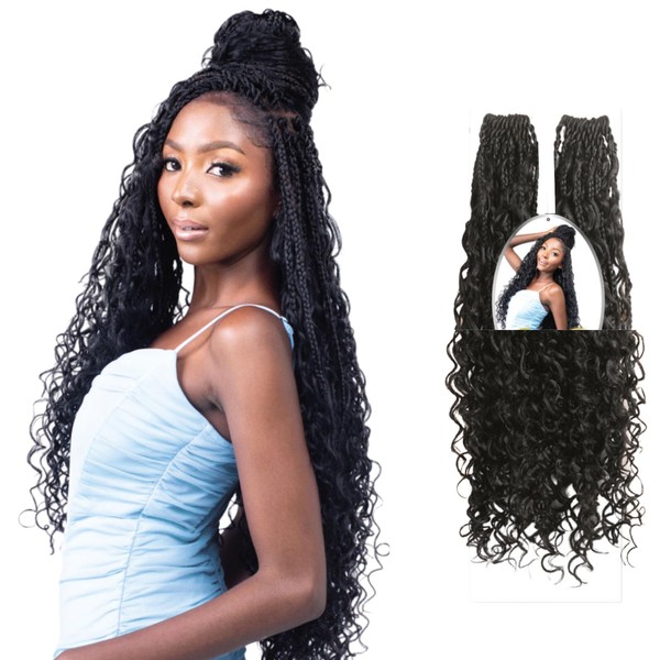 Supreme Hair 2X Boho Deep Wave, Box Braids Crochet Hair,