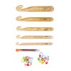5Pcs Huge Crochet Hook Ergonomic Smoothing Plastic Assorted Size Huge