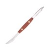 HIC Kitchen Squirt Free Serrated Twin-Blade Grapefruit Sectioning Knife, Stainless
