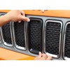 2019-2023 ABS Plastic Grille Cover 7pcs Black
