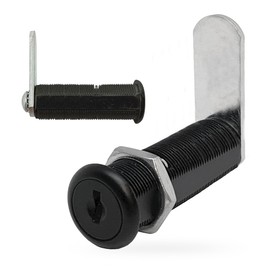 Olympus Lock 5-Disc Tumbler Cam Lock | Cascade Series 961 | 2” Cylinder Length, Matte Black | Secure 5-Disc Tumbler Key System | Key Lock for Drawers, Cabinets, and Lockers