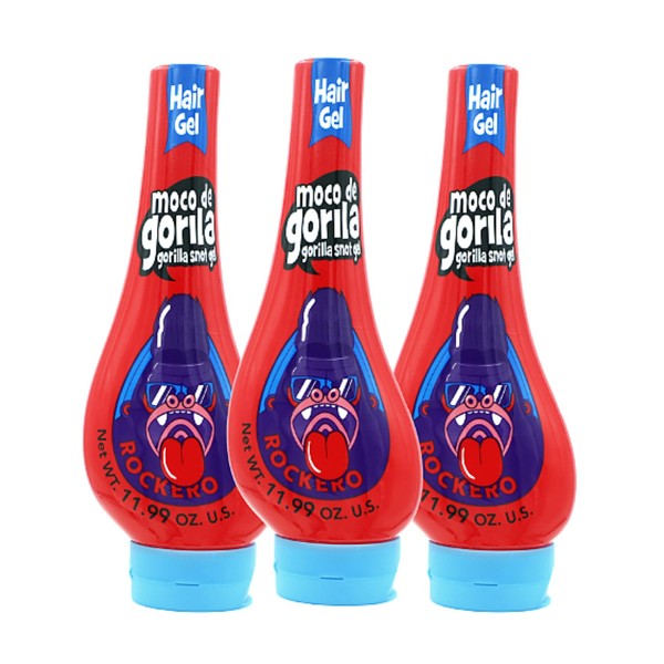 Moco de Gorila, Explosive Rocker Hair Styling Gel, Long-Lasting Hold,