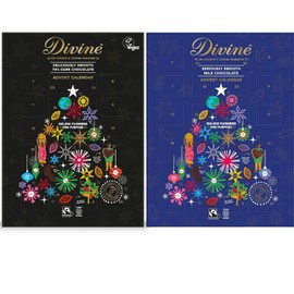Divine Chocolate - Dark and Milk Chocolate Advent Calendars