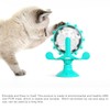 BESUNTEK Cat Slow Feeder, Interactive Rotating Durable Dog Puzzle Toy,