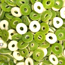 Candy Break Fruity Sweet Apple Rings Bulk Gummy Candy, 5 lbs Bag, Share Size Bags - Sweet & Chewy Snacks for Kids & Grown Ups, Party Size (Pack of 1)