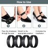 LINYIJOY 4 Pairs of Shoelaces Fixing Strap for Football Boots,