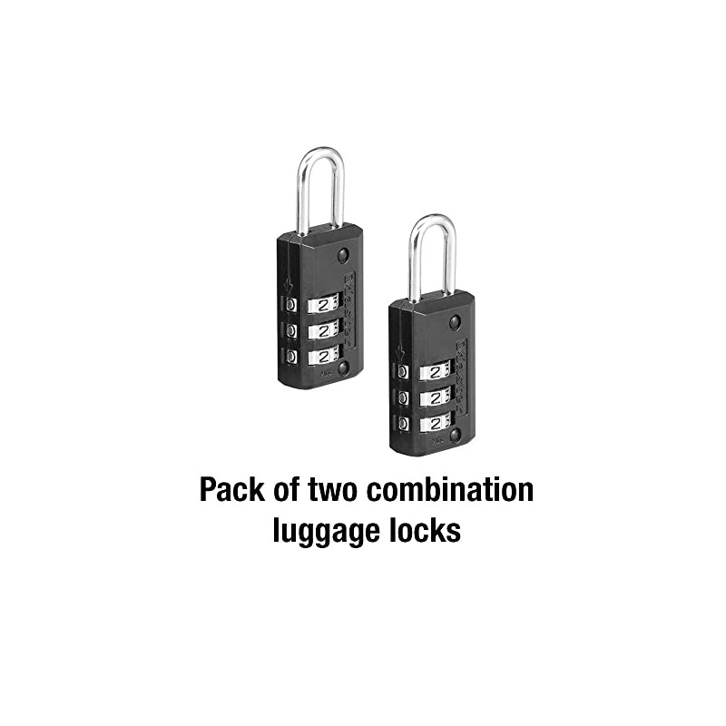 Master Lock 646T Candado para Equipaje de Combinación Reprogramable a