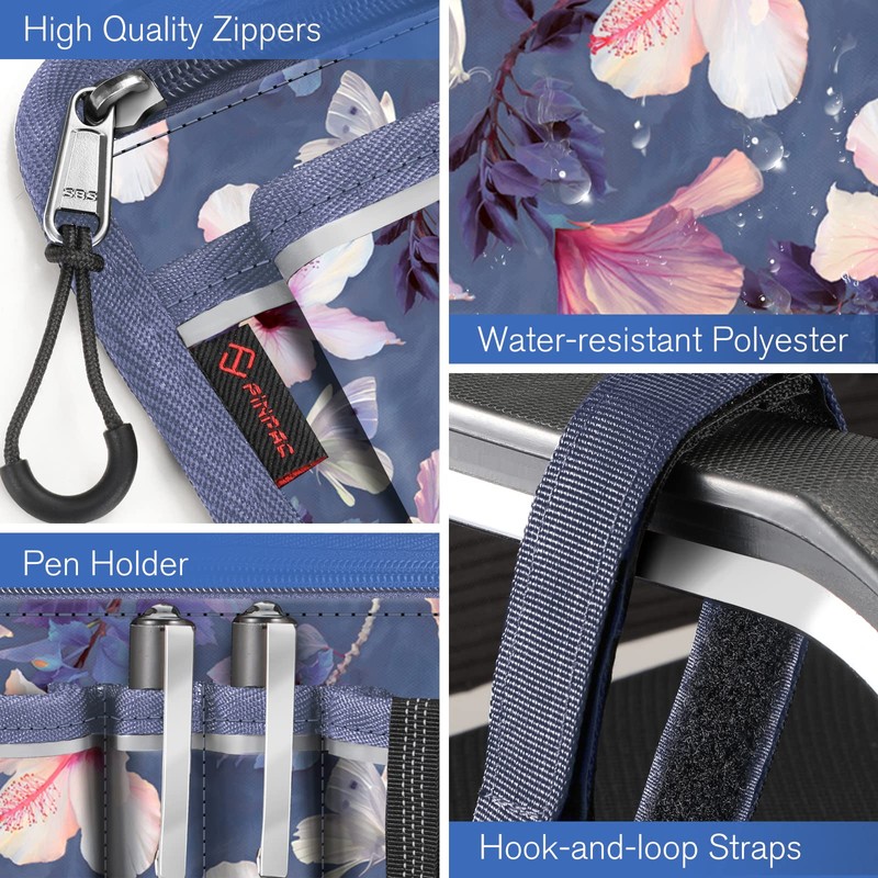 FINPAC Wheelchair Side Storage Bag w/Cup Holder, Wheelchair Armrest Accessories