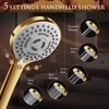 Beekim 12'' Shower Head with Handheld, High Pressure Rainfall Shower