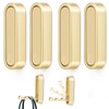 cobmiraln Gold Coat Hooks Foldable Wall Hook - Heavy-Duty Alloy