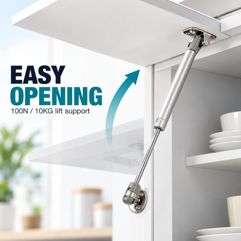100N Cabinet Gas Spring Lift Support, 10kg Hydraulic Strut with