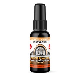 BluntPower (Cantaloupe, 1 Pack) Concentrated Air Freshener for Room and Car Spray - Oil-Based Diffuser Spray Bottle - Long-Lasting Bathroom Spray, Car Freshener, & Odor Eliminator Spray
