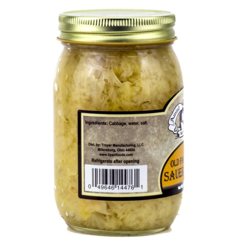 Amish Wedding Old Fashioned Sauerkraut 16 Ounces (Pack of 2)