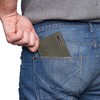 alpine swiss Men's RFID Safe Wallet Bifold Passcase Cowhide Leather