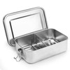 Large 1400ML Stainless Steel Food Containers, 304 Stainless Steel Food