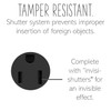 Legrand Adorne 20A Tamper-Resistant Outlet in Graphite Finish, 4-Pack, ARTR202G4