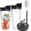 Blender Cups Replacement compatible with Nutri Ninja Blenders, 32+24oz Ninja