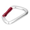 25KN Climbing Carabiner DShape Buckle Safety Equipment for Mountaineering HighAltitude