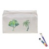 Muka 6 Pack Cotton Canvas Makeup Bag 7 x 4