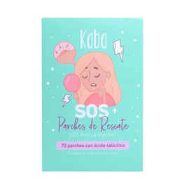 KABA BY D'LUCHI Parches de Rescate SOS Antiacné. Parches para Granitos. Absorben la grasa y protegen la zona. Exfoliación Suave para Control de Grasa y Brillo