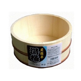 天然木 P 湯桶 小(径210mm×100mm)