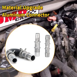 626-001 Upgrade Aluminum Engine Heater Core Bypass Kit with 5/8" 3/4" Hose Compatible with Most Common Heater Hoses