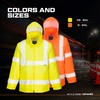 Portwest Hi-Vis Rain Jacket - UH440, Orange, 5XL