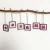 6 x 5cm Brass Double Sided Photo Frames