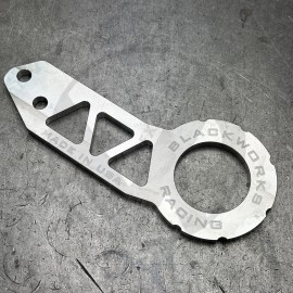 Blackworks BWR Racing Billet Tow Hook - Silver For Honda Acura Universal USA