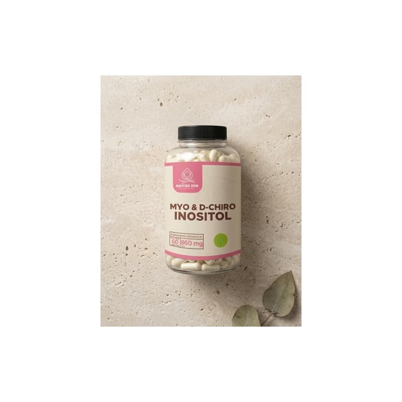Inositol Myo Chiro Puro 120 Cápsulas Suplemento Alimenticio Mujer Super