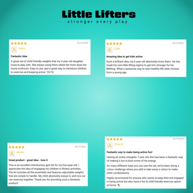 Little Lifters Kids Kettlebell Set – Toy Kettlebell Weights Sets