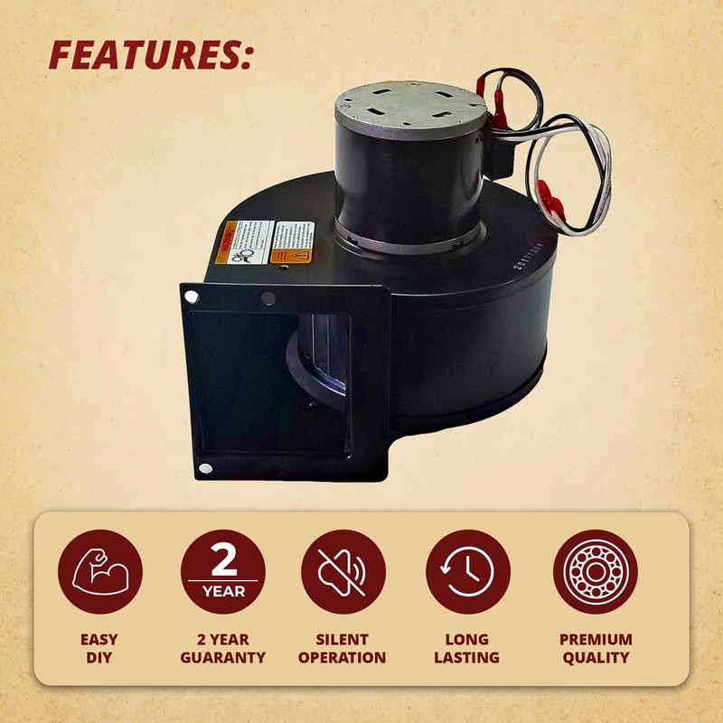 Lopi Avalon 250-00588 Convection Distribution Room Air Blower Fan Fits