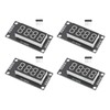 4 Sets Digital Tube Display Module LED 4 Digit 7