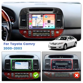Inefala [2+64GB] Android 15 Car Radio for Toyota Camry (Fit-J.B.L Version) 2002-2006 with Carplay Android Auto, 9 Inch HD Touchscreen Car Stereo with WiFi GPS Bluetooth FM/RDS SWC Backup Camera MIC