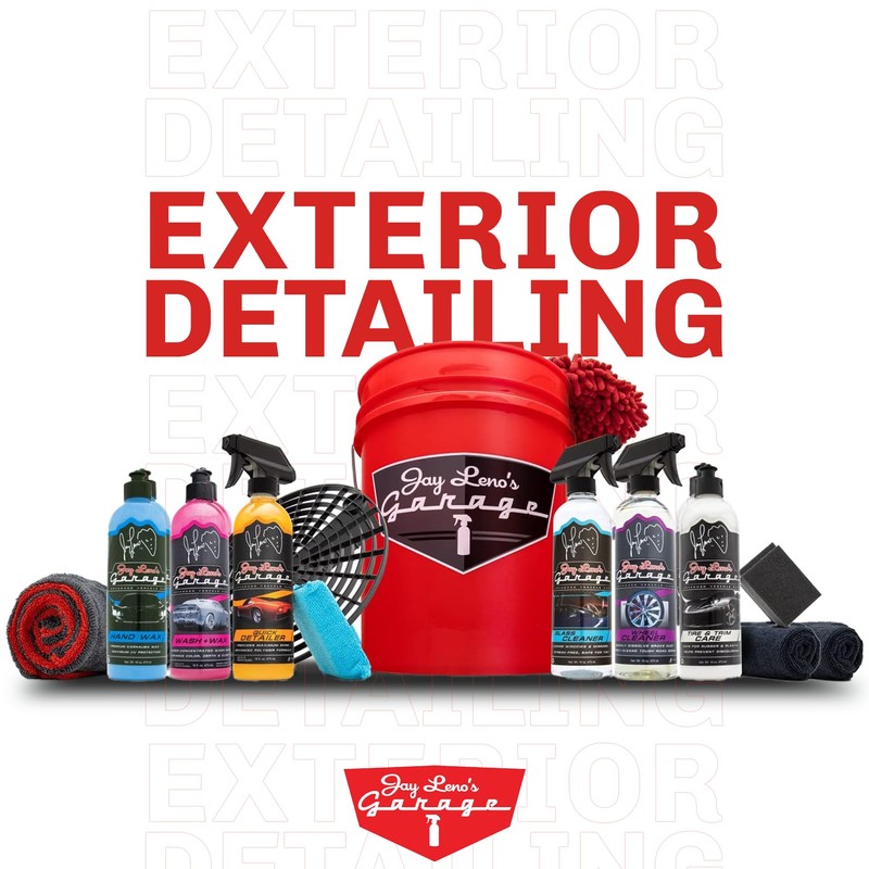 Jay Leno's Garage Glass Cleaner Spray – Streak-Free Auto Glass